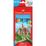 Faber Castell Colour Pencils 12's Long 